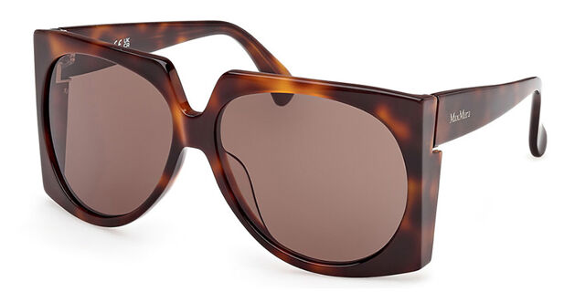 Max Mara MM0133 52E Square Tortoise Sunglasses  display picture 1