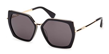 Max Mara Geometric Sunglasses – 100% UV Protection & Free  display picture 2