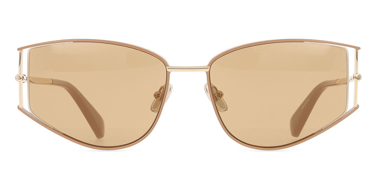 Max Mara MM0141 45E 58 Lunettes De Soleil Femme Marrons