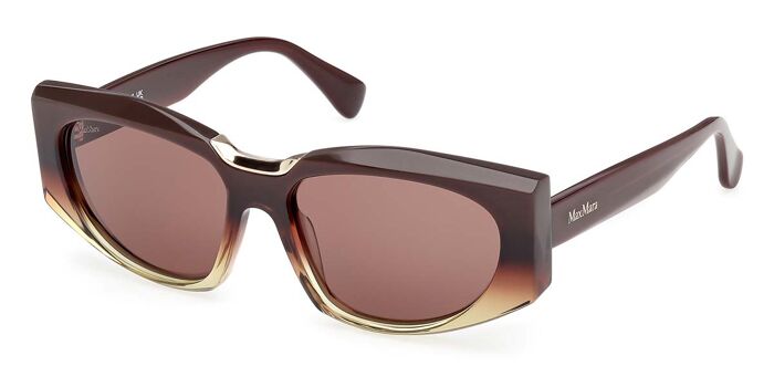 NEW MaxMara Brown Tortoise Glimpse4 Sunglasses Sunglasses Max Mara MM0090 GLIMPSE4 - Mia Burton main image 3