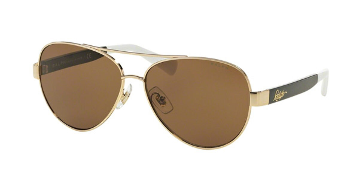 Ralph by Ralph Lauren RA4114 313373 Sunglasses Gold | SmartBuyGlasses UK