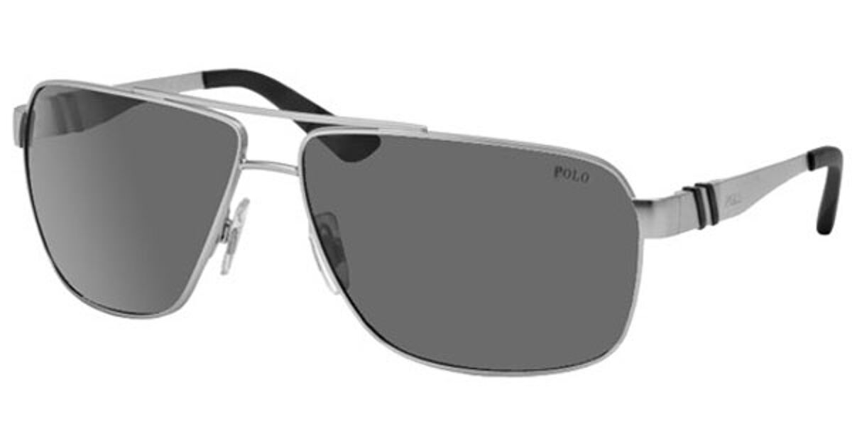Polo Ralph Lauren PH3088 904687 Sunglasses in Matte Silver ...