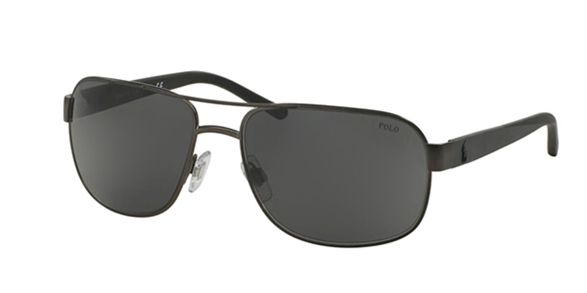 Polo Ralph Lauren PH3093 928887 Sunglasses in Matte Dark Gunmetal Grey ...