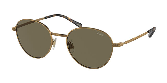 Polo Ralph Lauren PH3144 9324/3 Oval Semi Shiny Brass 