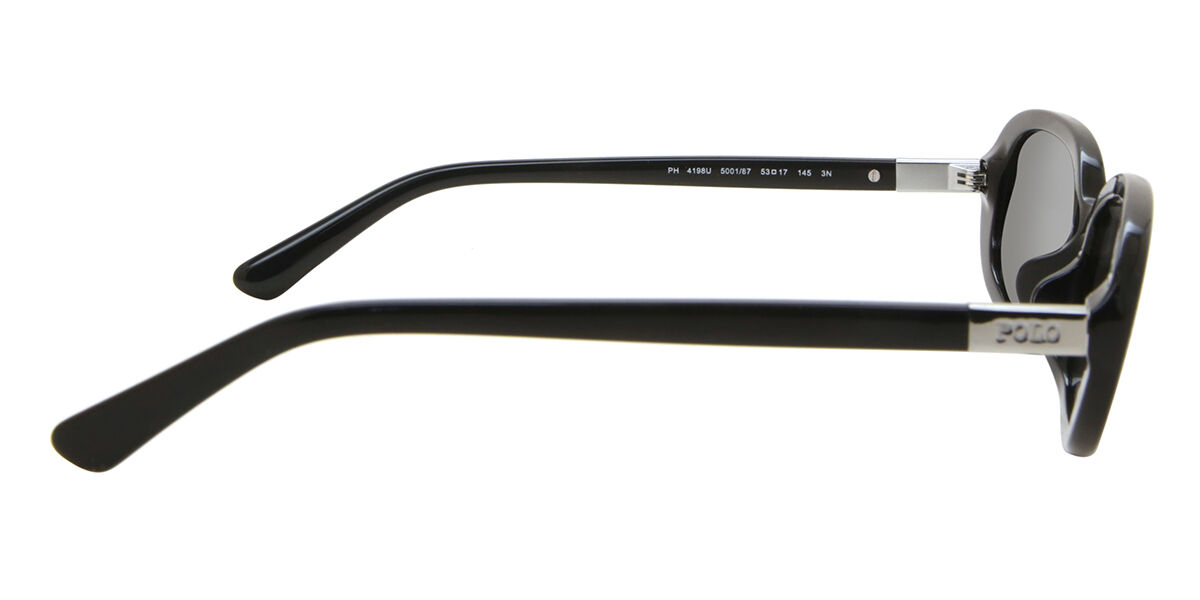 POLO RALPH LAUREN オハルフレムサンクラス PH4198U 500187 PH4198U サングラス Shiny Black | SmartBuyGlasses JP