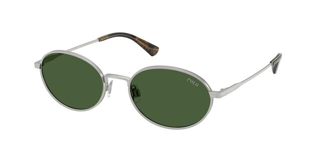 Polo Ralph Lauren PH3162 931671 Oval Semi-Bright Silver  display picture 3