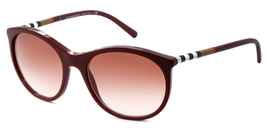 Burberry BE4145 340313 Sunglasses Burgundy | SmartBuyGlasses UK