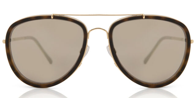 Burberry BE3090Q 10525A Pilot Brushed Gold/Matte Dark Havana  display picture 1