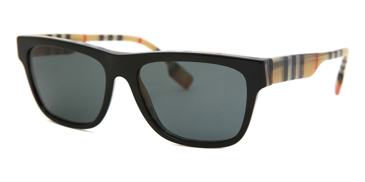 BE4293 Sunglasses Top Black On Vintage Check Buy Online at SmartBuyGlasses USA