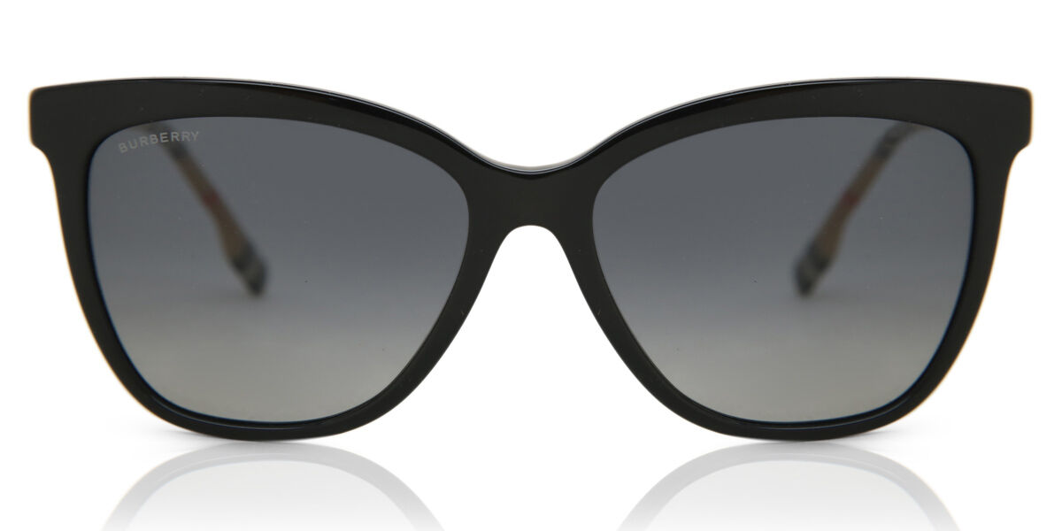 Burberry BE4308 CLARE Polarized 3853T3 Sunglasses Black | SmartBuyGlasses  New Zealand