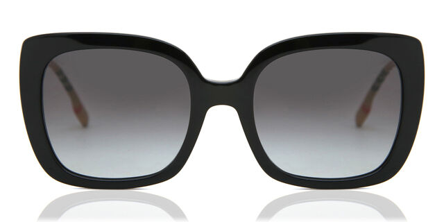 Burberry BE4323 CAROLL 38538G Square Black Sunglasses  display picture 2