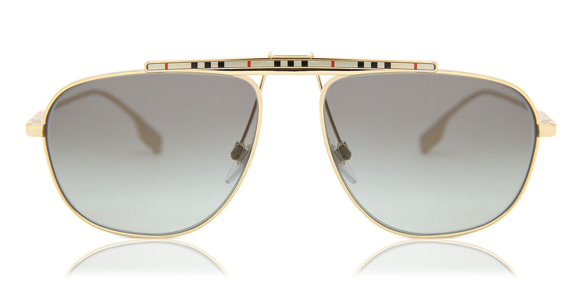 Burberry BE3121 DEAN 101711 Sunglasses in Gold | SmartBuyGlasses USA