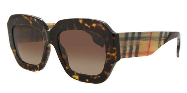 Burberry BE4334 MYRTLE 393013 Square Dark Havana Sunglasses  display picture 2