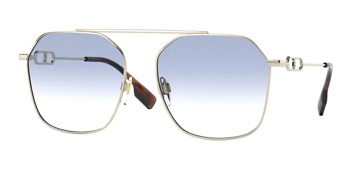 Burberry BE3124 EMMA 110919 Sunglasses Light Gold | SmartBuyGlasses UK