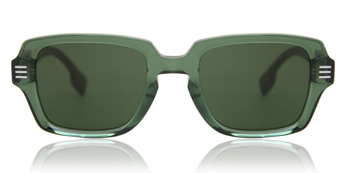 Burberry BE4349 ELDON 394671 Sunglasses Transparent Green ...