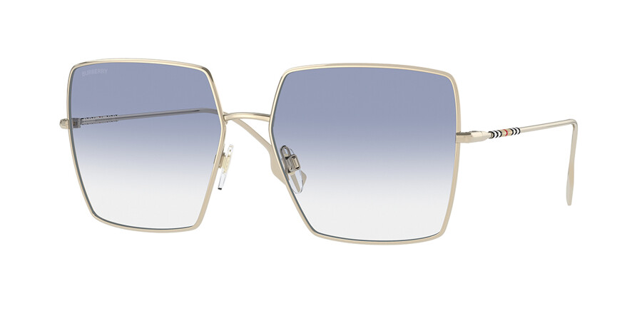 Burberry BE3133 DAPHNE 110919 Sunglasses Light Gold | VisionDirect Australia