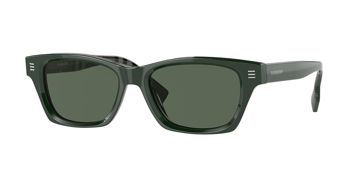 Burberry BE4357 KENNEDY 398771 Sunglasses Green VisionDirect Australia