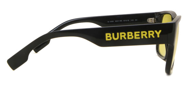 Burberry BE4358 KNIGHT 300185 Square Black Sunglasses  display picture 2