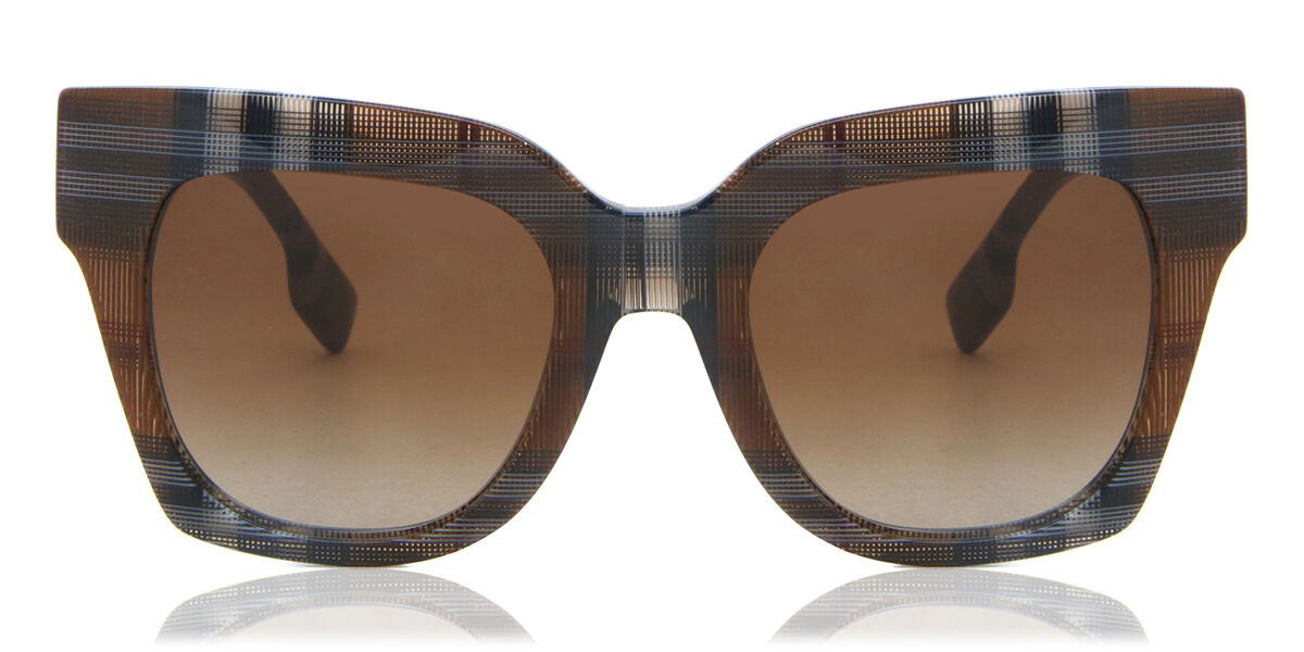 Photos - Sunglasses Burberry BE4364 KITTY 396713 Women’s  Brown Size 49 