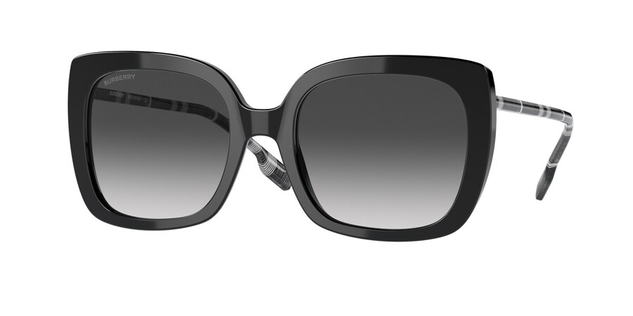 Burberry BE4363F PENELOPE Asian Fit 40078G Sunglasses Black |  SmartBuyGlasses Singapore
