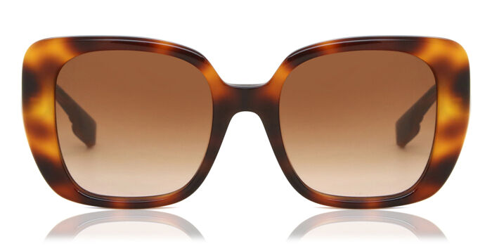 Burberry Myrtle Brown Sunglasses Burberry BE4334 MYRTLE 393013 Square Dark Havana Sunglasses  main image 4