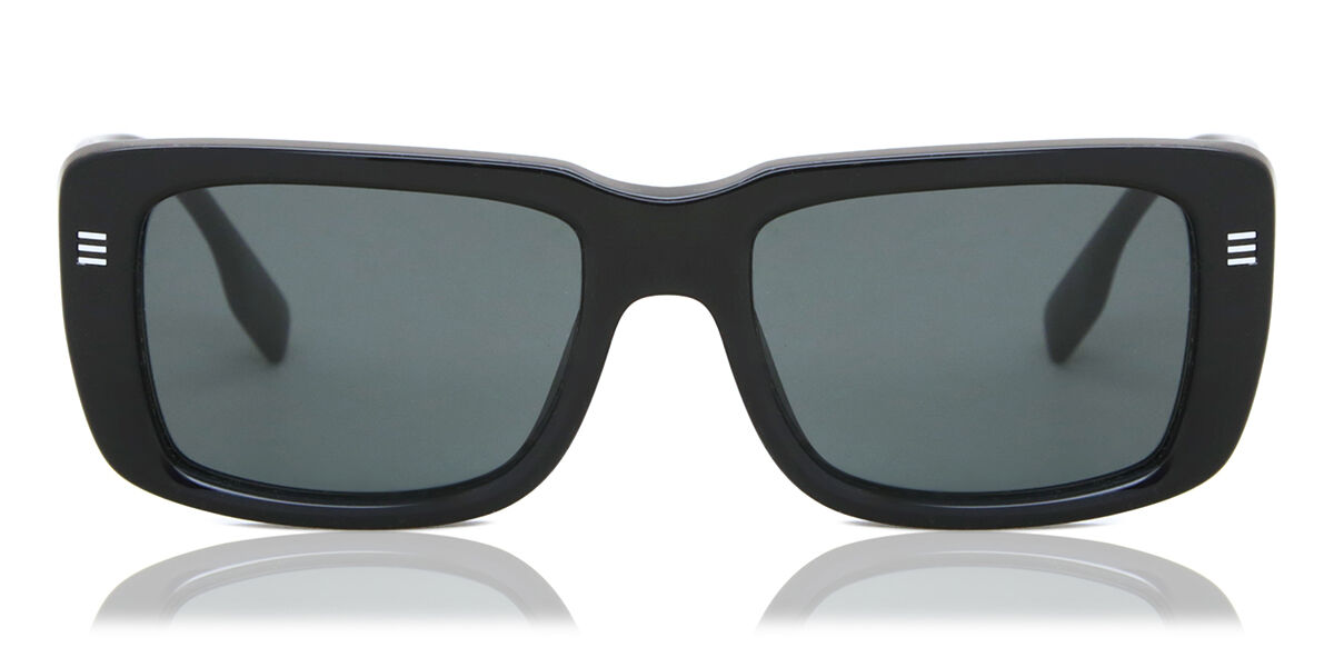 Burberry BE4376U 300187 Sunglasses in Shiny Black | SmartBuyGlasses USA