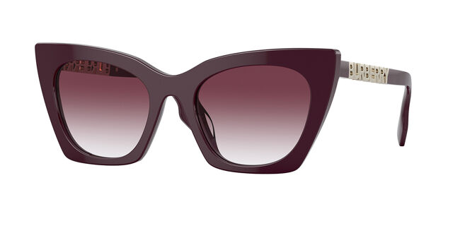Burberry BE4372U MARIANNE 39798H Cat Eye Shiny Dark Burgundy  display picture 1