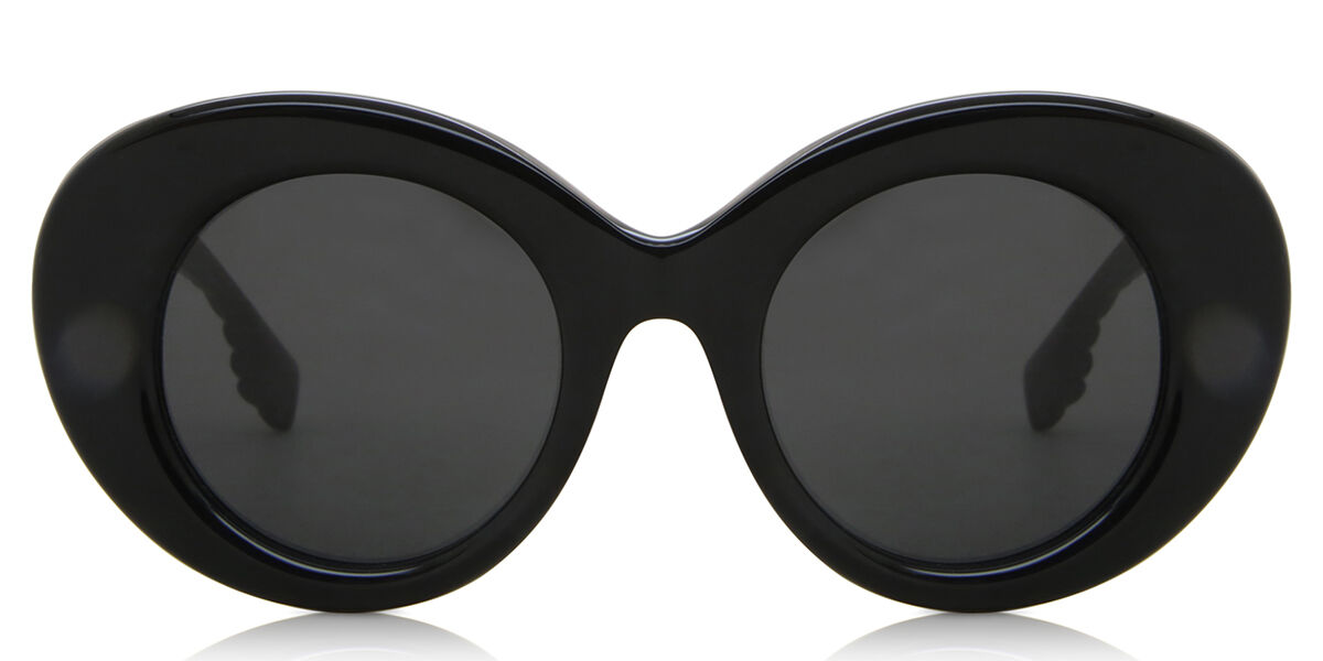 Photos - Sunglasses Burberry BE4370U MARGOT 300187 Women’s  Black Size 49 