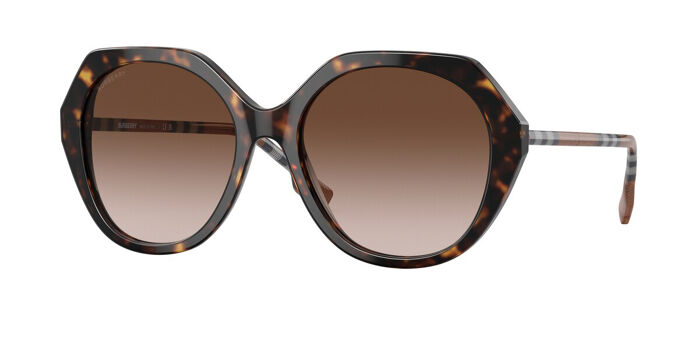 Burberry BE4375F VANESSA Asian Fit 38538G Geometric Black 