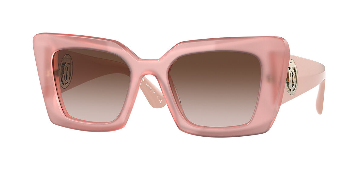 Burberry BE4344 DAISY 387413 Sunglasses Frosted Pink | SmartBuyGlasses UK