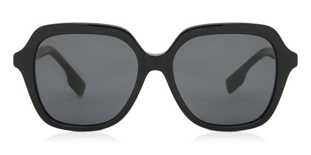 Burberry BE4389 Joni 300187  Sunglasses Black Dark Grey Square Women BURBERRY BE4389F 300187 Joni Black Dark Grey 55 mm Women main image 2