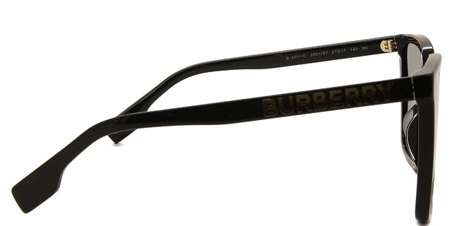 Burberry BE4411D Asian Fit 300187 Square Black Sunglasses  display picture 1