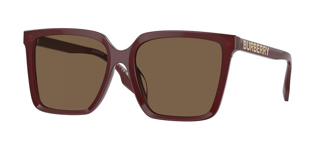 Burberry sunglasses burgundy color Burberry BE4442U 412887 Cat Eye Transparent Bordeaux  main image 2