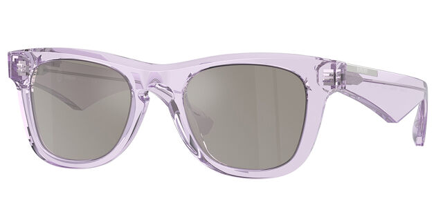 Burberry BE4426 40956G Square Transparent Purple Sunglasses  display picture 1
