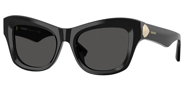 Burberry BE4442U 300187 Cat Eye Black Sunglasses  display picture 2