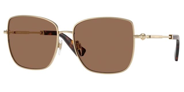 Burberry gold sunnies! Burberry BE3147 1109/13 Sunglasses - US main image 4
