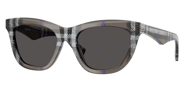 Burberry Gray Sunglasses Burberry BE4403 L (51 - 23) with Grey lenses and Grey frame  main image 3