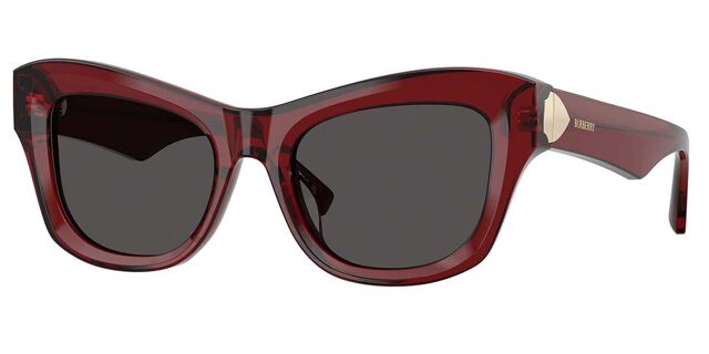Burberry BE4442U 412887 Cat Eye Transparent Bordeaux 