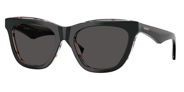 Burberry BE4435 412187 Cat Eye Black On Vintage Checkered  display picture 1