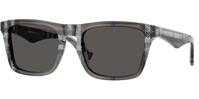 Burberry BE4434 414787 Square Checkered Lichen Grey  display picture 1