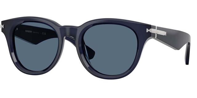 Burberry BE4439 412080 Oval Blue Sunglasses | SmartBuyGlasses US display picture 2