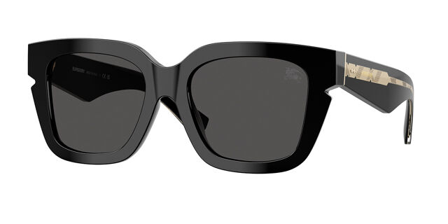Burberry BE4453F Asian Fit 300187 Square Black Sunglasses  display picture 1