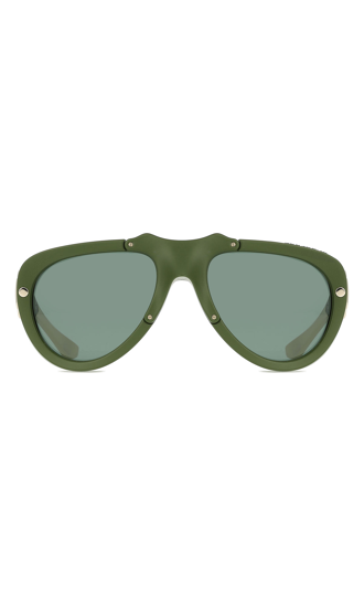 Bebe Brown/Green/Gold Sunglasses Bebe BB7141-471 Designer Reading Glasses Crystal Teal Blue  main image 4