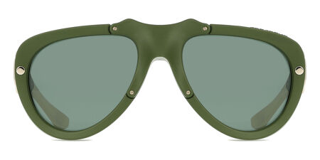 Bebe Brown/Green/Gold Sunglasses Bebe BB7141-471 Designer Reading Glasses Crystal Teal Blue  main image 2