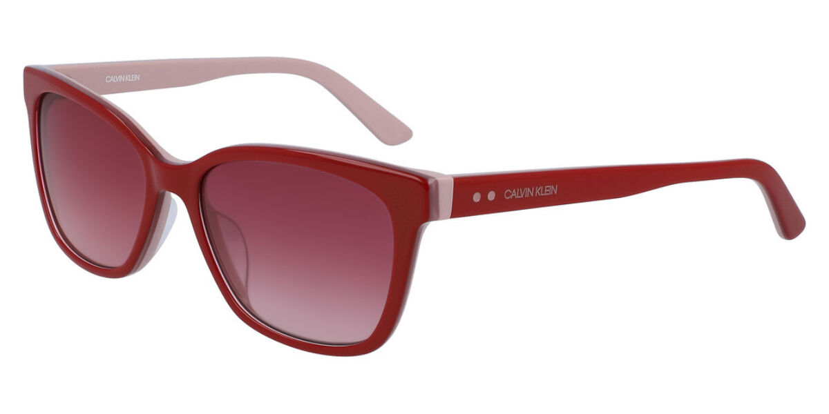 Calvin Klein CK19503S 610 Sunglasses in Red | SmartBuyGlasses USA