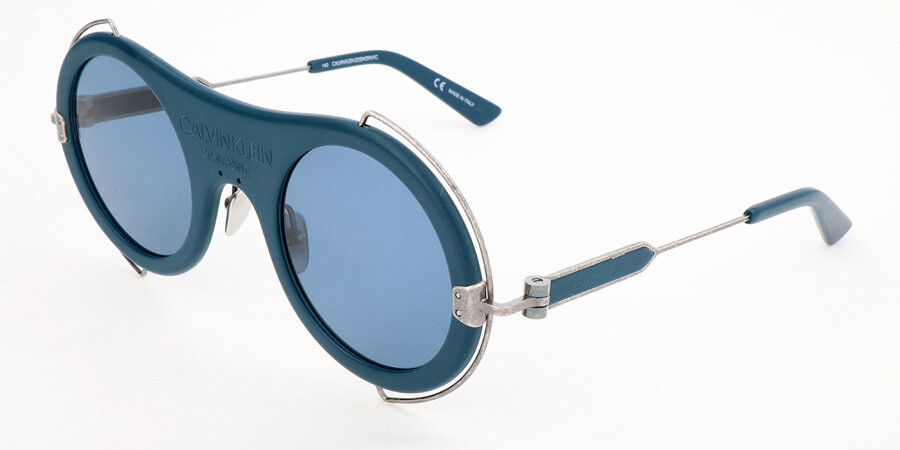 Calvin Klein CKNYC1875SR 430 Sunglasses Matte Blue | VisionDirect Australia