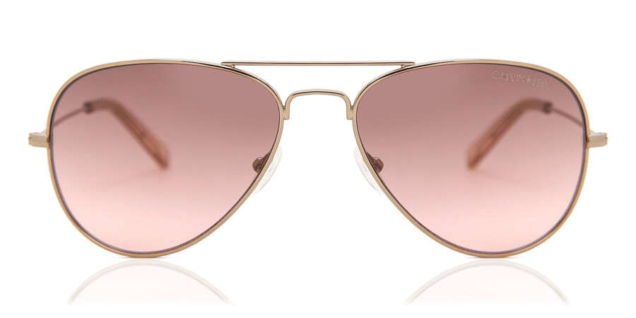 Calvin Klein CK19134S 780 Sunglasses Rose Gold | SmartBuyGlasses UK
