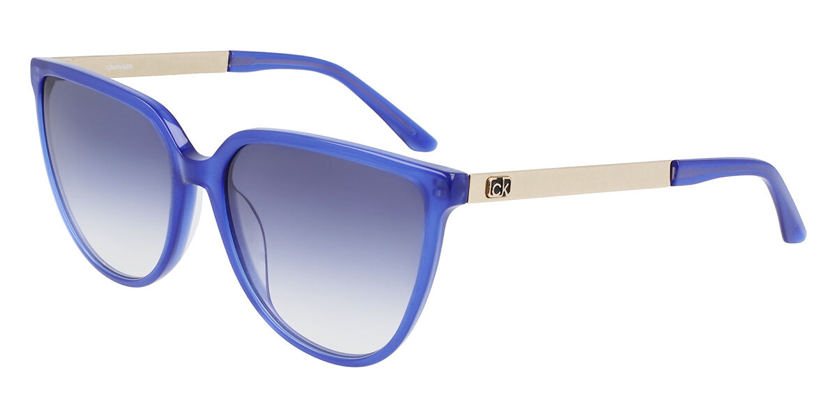 Photos - Sunglasses Calvin Klein CK21706S 406 Men's  Blue Size 58 