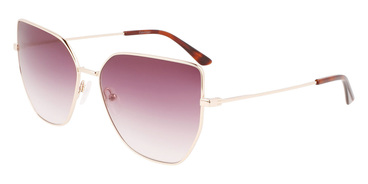 Calvin Klein CK21129S 717 Sunglasses in Rose Gold | SmartBuyGlasses USA