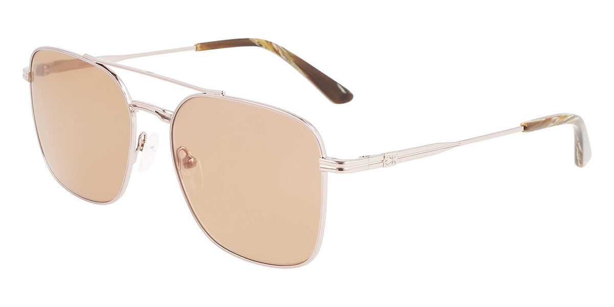 Calvin Klein CK22115S 014 Sunglasses in Rose Gold | SmartBuyGlasses USA